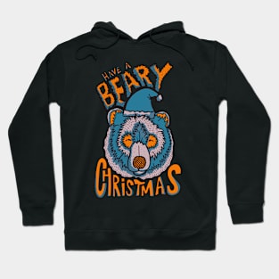 Have a Beary Christmas blue Hoodie